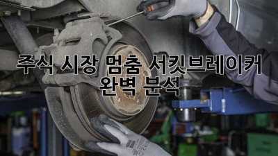 🚨 주식 시장 멈춤? 서킷브레이커 완벽 분석 🚨