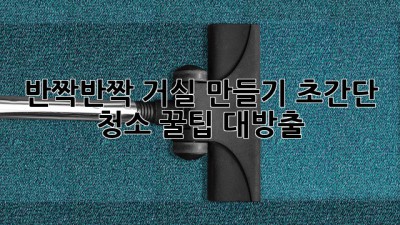 ✨반짝반짝 거실 만들기✨ 초간단 청소 꿀팁 대방출! 🏠